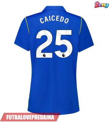Lacne Ženy Futbalové dres Chelsea Moises Caicedo #25 2026-27 Krátky Rukáv - Domáci
